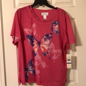Alfred Dunner XL pink top brand new